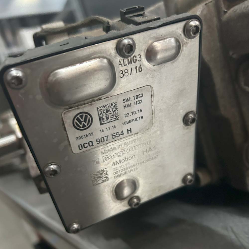 Hinterachsdifferenzial komplett mit Haldex-Kupplung | 0CR 525 010F